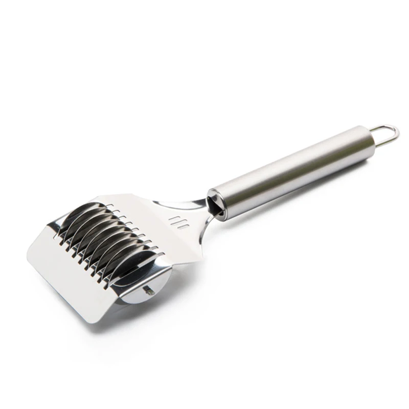 

Fantastic Kitchen Noodle Cutter Stainless Steel Noodle Lattice Roller Pressing Dough Cutter Pasta Spaghetti Mold Make Tool