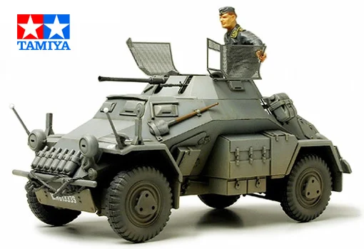 Соберите 1:35 Пособия по немецкому языку Sd. kfz.222 четыре бронированный расследования автомобиля 35270