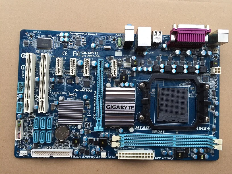 original motherboard for Gigabyte GA-780T-D3L DDR3 Socket AM3+ 780T-D3L boards 16GB 760G Desktop motherboards