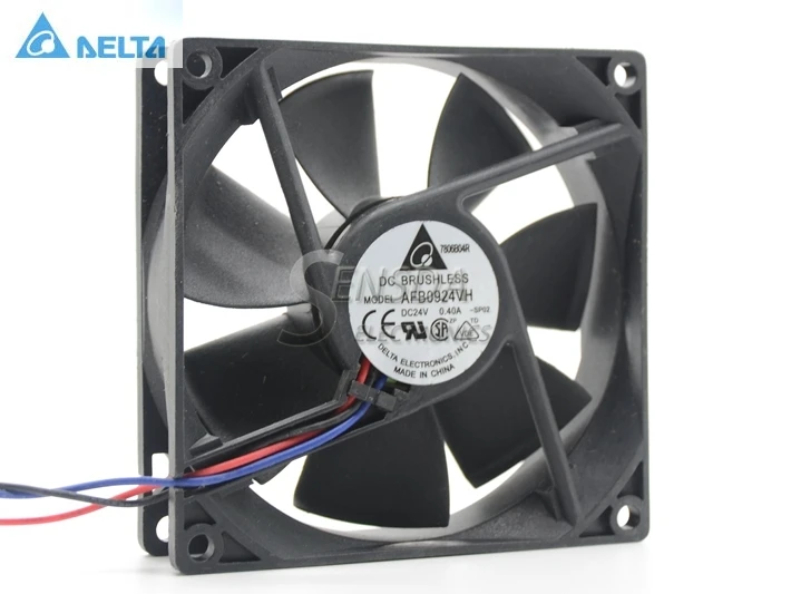 

for delta 9025 9cm 9225 92*92*25MM afb0924vh 24v 90mm fan 0.4a frequency converter double ball cooling fan