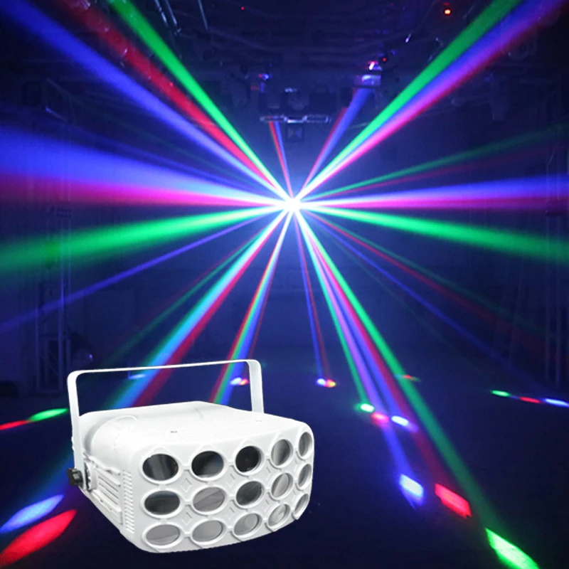 2018 الملونة RGBW 4in1 LED ديسكو شعاع ضوء 30 W butteryfly مصابيح حفلات dmx 512 شريط الإضاءة dj المهنية المرحلة العارض 2018 الملونة RGBW 4in1 LED ديسكو شعاع ضوء 30 W butteryfly مصابيح حفلات dmx 512 شريط الإضاءة dj المهنية المرحلة العارض