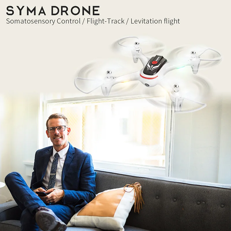 2 батареи SYMA Officail X15W Дрон с камерой HD 0.3MP FPV в реальном времени передача RC вертолет
