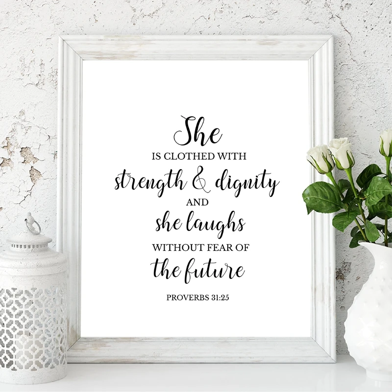 Verses Canvas Painting Home Decor