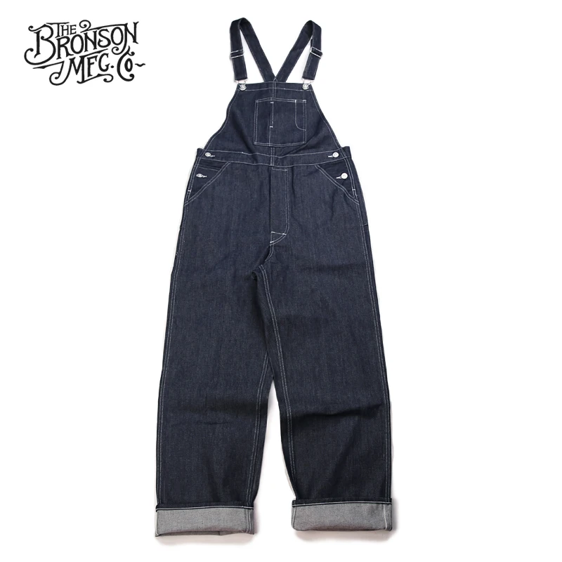 

BRONSON LOT 926 Read Description! 14.5 OZ raw indigo selvage denim pants unsanforised thick raw denim overalls