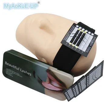 

2 Sets Hanging magnetic scarf For False Eyelashes Makeup Tools Eyelash Extension Grafted Eye Lash Headband Magnetic