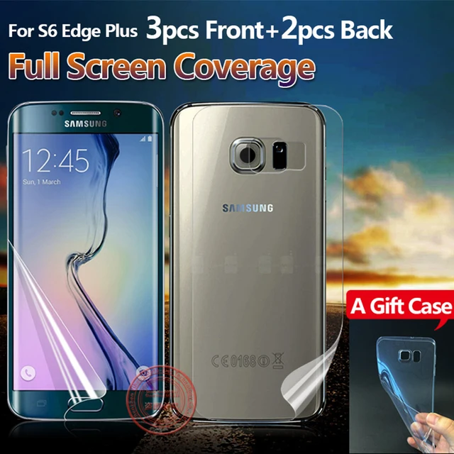 full size screen protector for samsung galaxy s6 edge plus front and galaxy s6 edge plus screen size