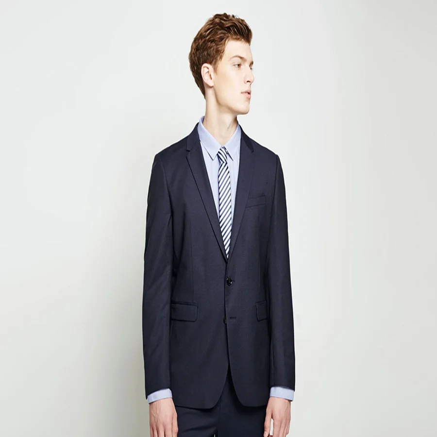 Hot Sale Smart Casual Business Suit Blazer Masculino Groom Tuxedos Wedding Suit Slim Fit for Men 2 Pcs (Jacket+Pants) Suit Men