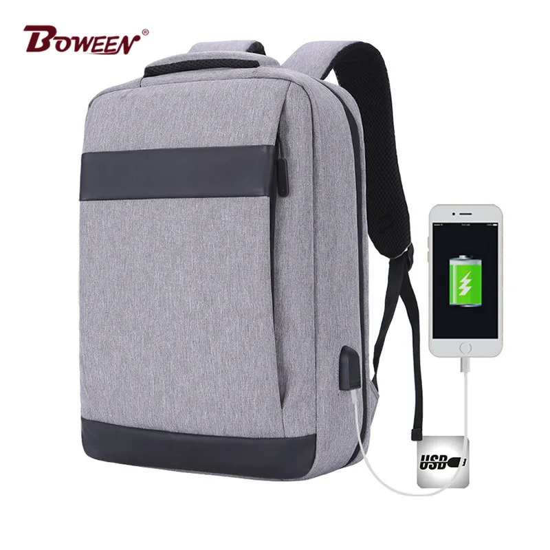 

15.6 inch laptop backpack men travel bags usb Charging Large capacity waterproof Oxford computer back pack male bagpack Mochila