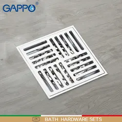 GAPPO истощает анти-запах душ Слив Фильтр Ванная комната напольные покрытия стока сушилки пробка Душ трапных латунь отходов пробки