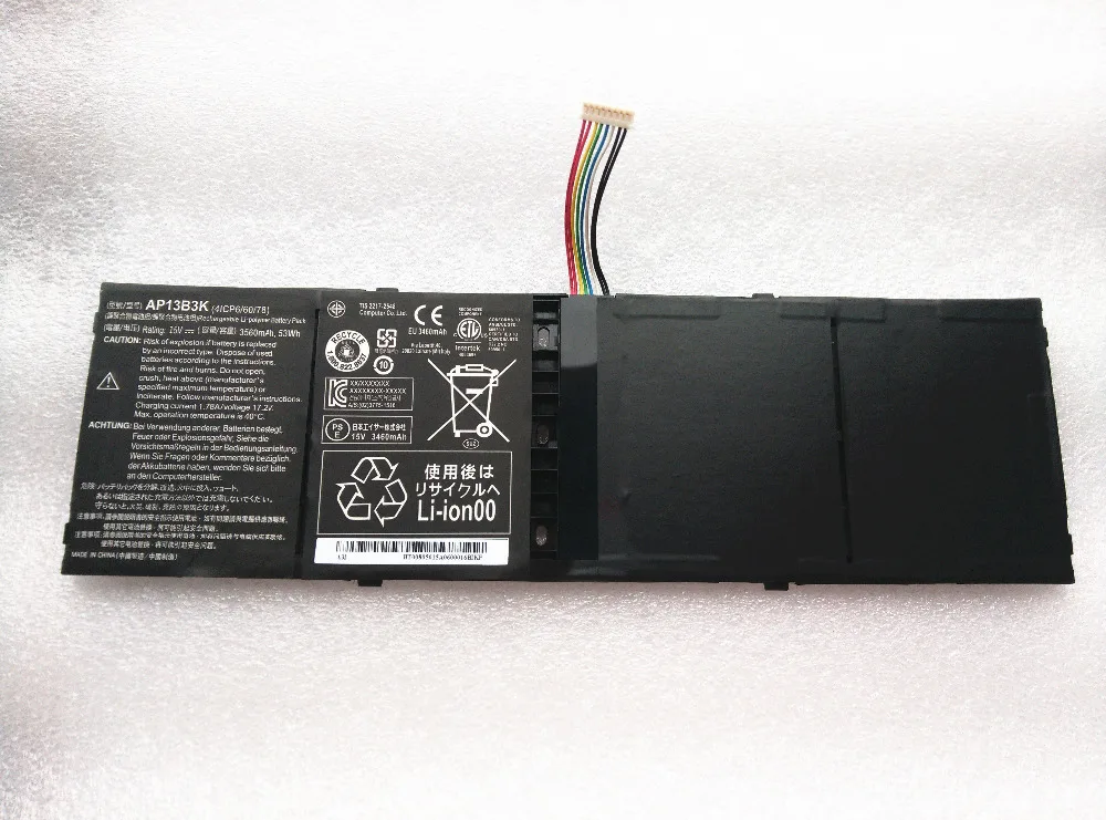 Ap13b3k аккумулятор acer
