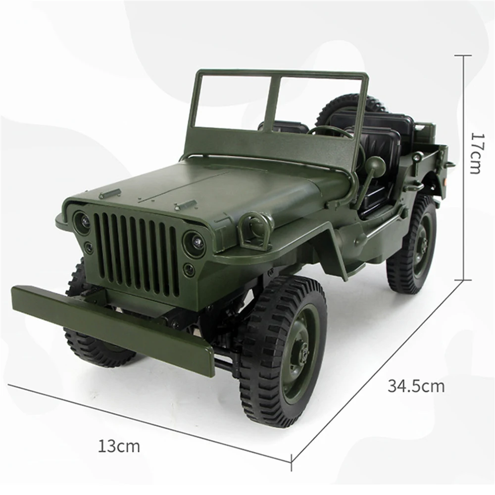 Q65 Transporter-6 2 4G 1:10 автомобиль с дистанционным управлением 4WD Трансформер Jeep Willy