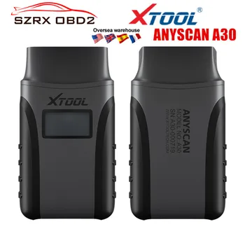 

XTOOL Anyscan A30 All System Car Detector OBDII Code Reader Scanner For EPB Oil Reset Diagnostic Tool Free Update Online