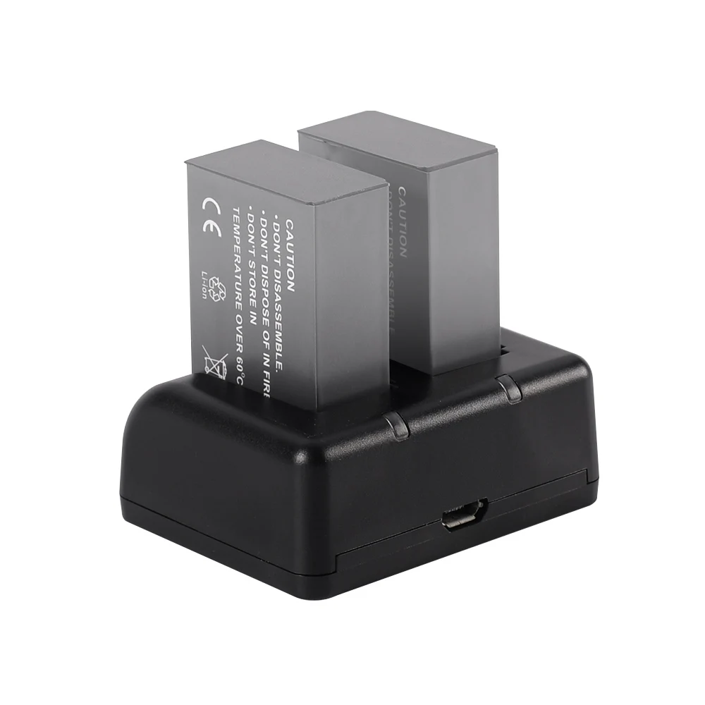 

Andoer Dual Battery Charger Panoramic Camera Battery Charger for Garmin Virb 360 Camera Battery
