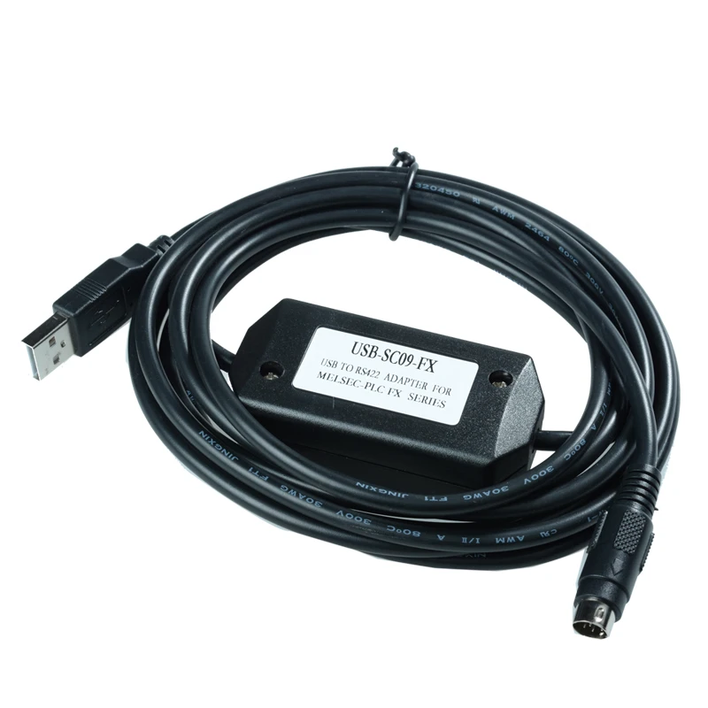USB-SC09-FX Кабель для программирования для MELSEC-FX PLC(FX1N/2N/3 S/3g/3U), есть