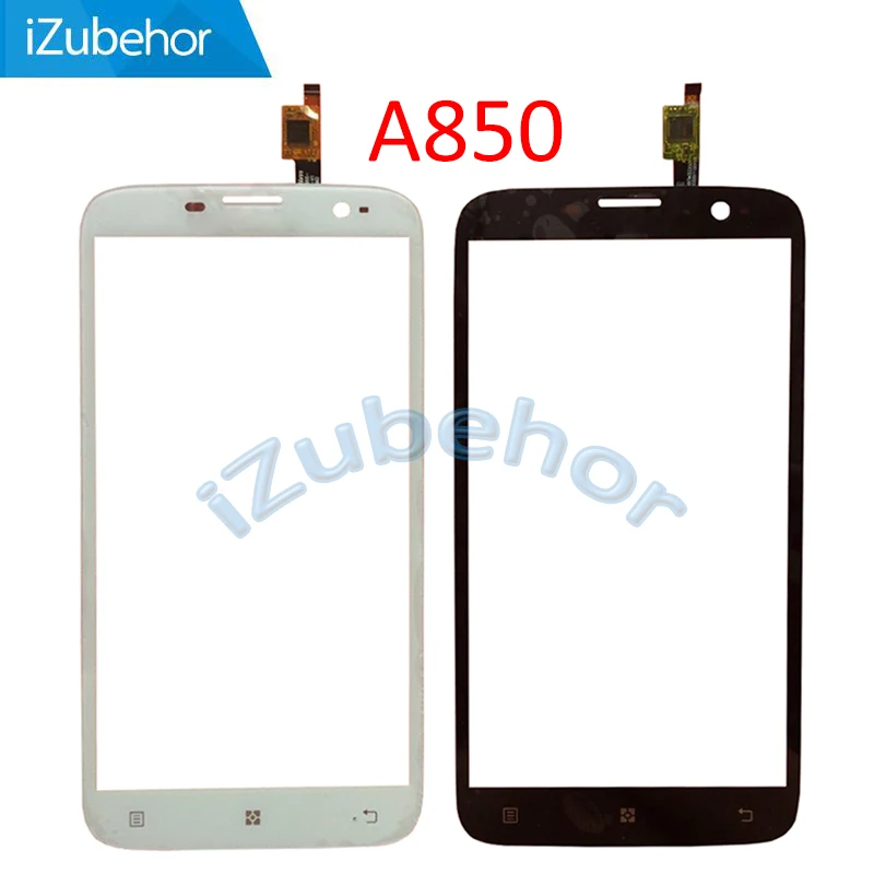 5 &quotчерный/белый стеклянная сенсорная панель для lenovo A850 Сенсорный экран планшета