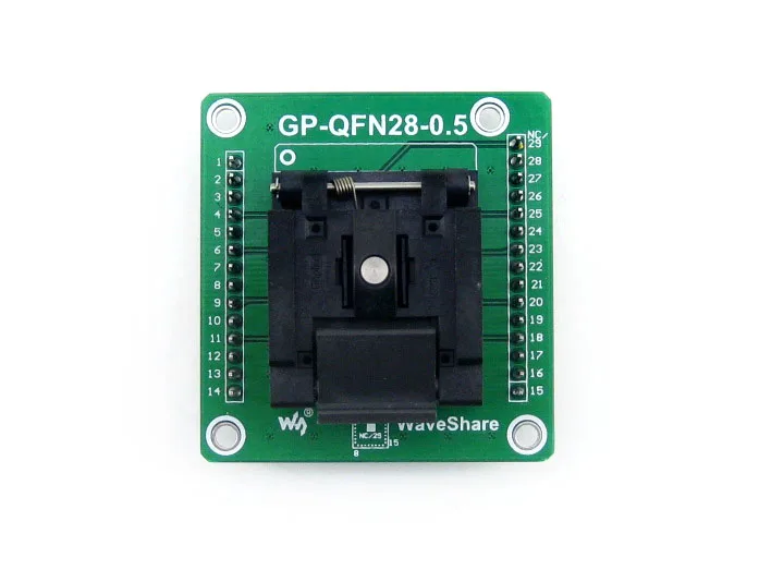 GP QFN28 0.5 A = QFN 28 (36) B 02 MLF28 Enplas IC тестовая розетка программирующий Адаптер 0 5 мм Шаг с