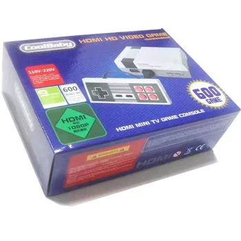 

20pcs HDMI/AV Out Retro Video Game Console Built-in 620/600 Games 8 Bit PAL&NTSC Family TV handheld game player Double Gamepads