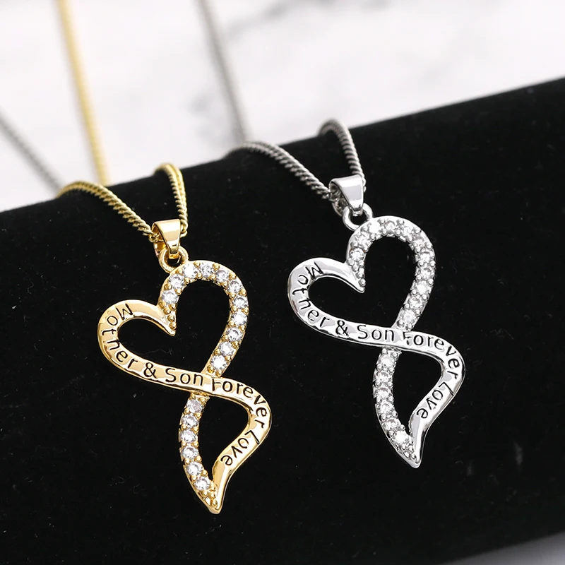 mother and son forever necklace