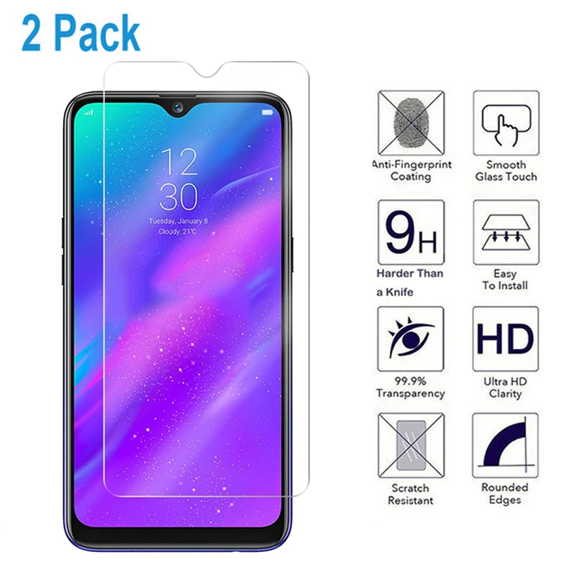 

2Pcs/lot 2.5D Tempered Glass For OPPO Realme 3 Pro Screen Protector Glass Film For OPPO Realme 3 Pro RMX1851 Tempered Glass