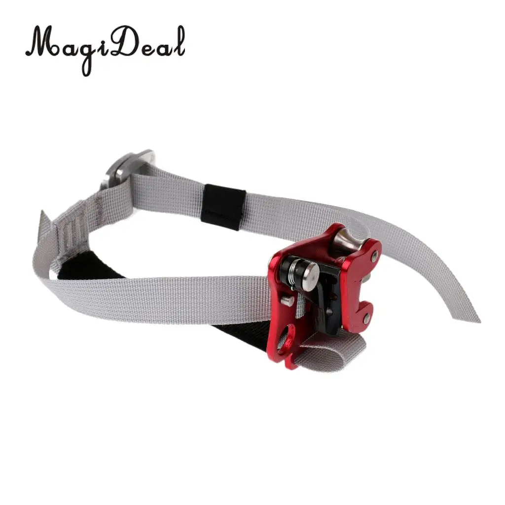 MagiDeal Right Foot Ascender Riser with Roller Bearings Climbing Mountaineering Gear for Rock Tree Climbing Rigging Accessories