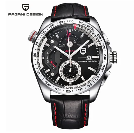 E PAGANI DESIGN Luxury Brand Sport Watches Quartz Stainless Steel Full Watch Men's Watch / CX-2492C - Цвет: E