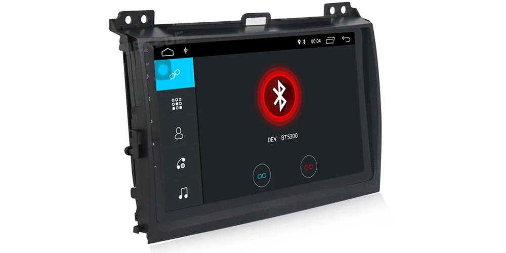 Perfect MEKEDE HD Android 8.1 Car DVD Multimedia Player for Lexus GX470 for Toyota Land Cruiser Prado 120 Navigation GPS Radio BT WIFI 6