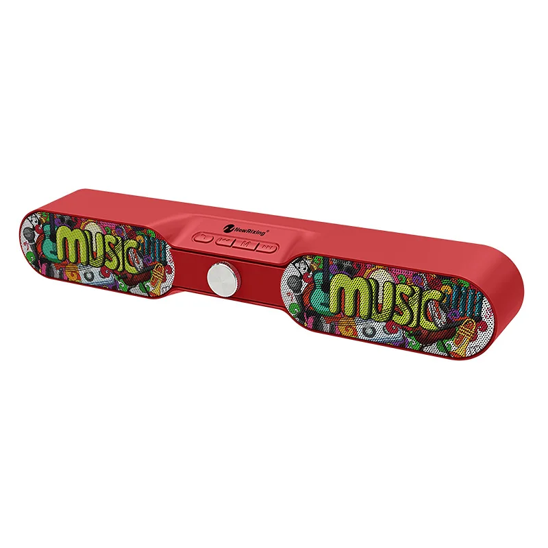 

Soundbar Bluetooth Speaker Portable Wireless Speakers for Phones with microphone Loudspeaker Sound System 10W Stereo Surround