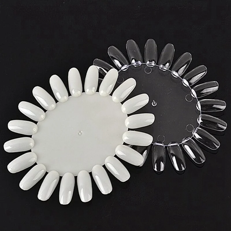

Manooby False Nail Art Chart Stick Nails Polish Display Polish Practice Tip Board Tools Ongle Faux Ongles Affichage 2018