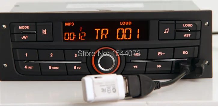 Car Audio Player MP3 Stereo with USB for Peugeot 207 206 301 307 308 Citroen C2 Elysee ZX C4 VW Jetta Bora Removed from New Car