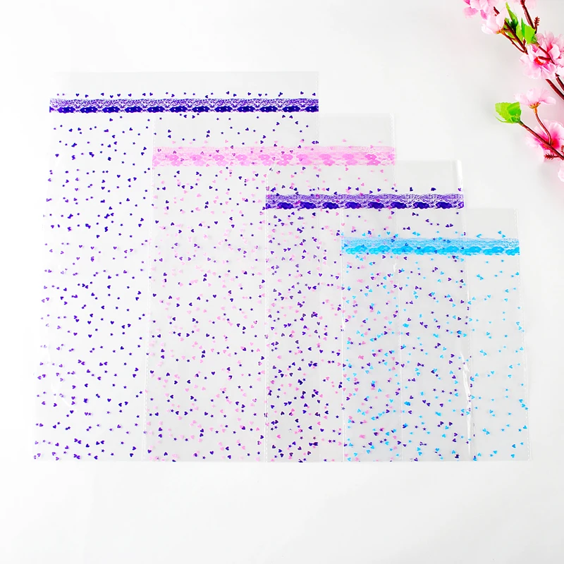 18*25/20*30/25*35/35*50cm Transparent Opp Plastic Wrapping Bag Candy Toy Gift Packaging Bags for Birthday Wedding Party Favors