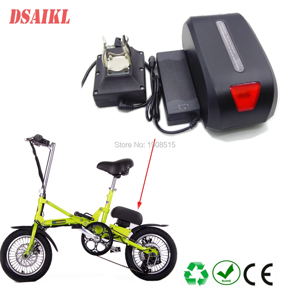 Складной электрический велосипедный аккумулятор 24 В 250 Ач 13 15 Вт ebike frog с зарядным