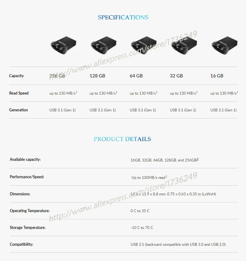 SanDisk CZ430 USB 3,1 USB флеш-накопитель 256 г 128 г 32 г Флешка 64 г 16 г usb флешка устройство ручка-накопитель для ноутбуков/планшетов/аудио в автомобиле