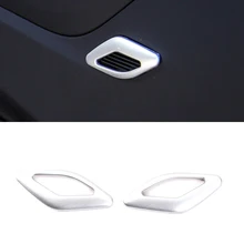 Inner Accessories Door Upper Speaker Cover Decorative Trim ABS 2pcs For Chevy Chevrolet Camaro 2016 2017