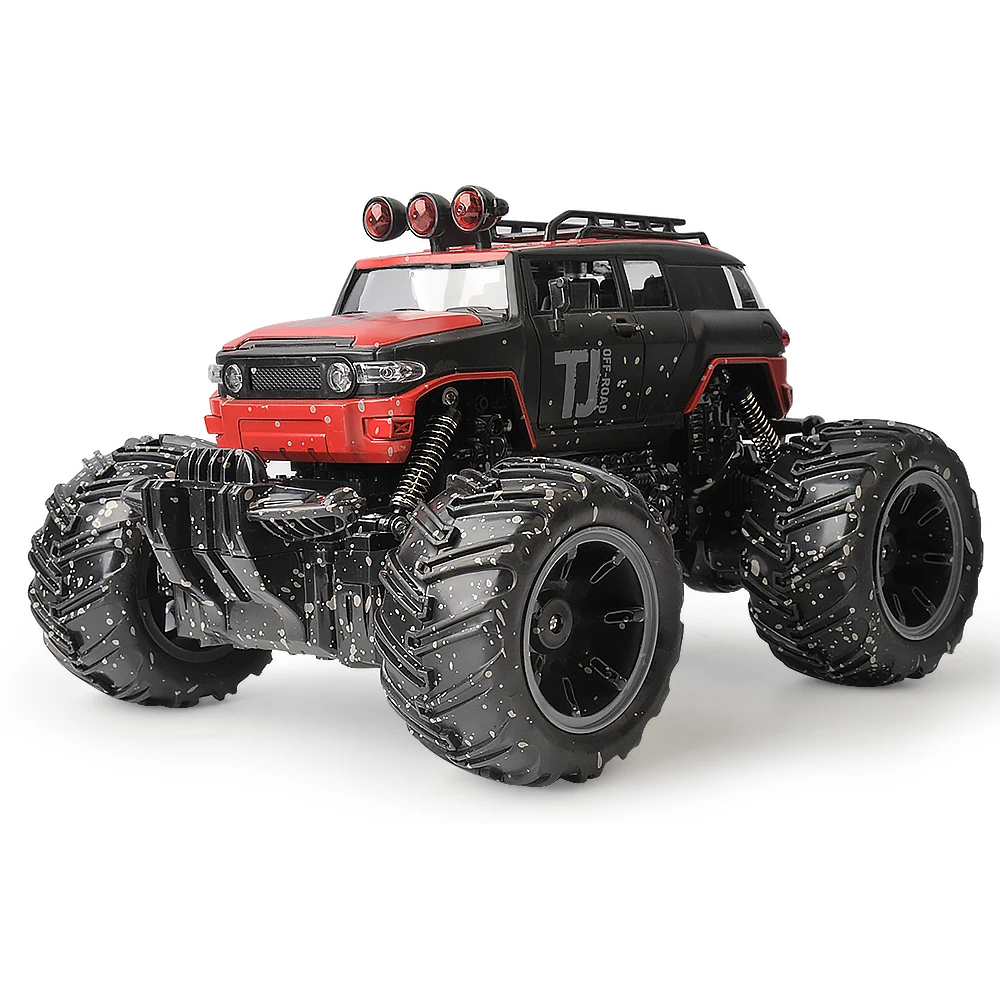 GizmoVine RC автомобилей 2,4 ГГц 1/16 RC байк 2 колеса Рок Гусеничный ралли Bigfoot автомобилей Off- внедорожник дистанционного управления автомобилем