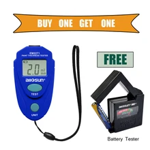 Цифровой толщиномер, измеритель толщины автомобиля, измеритель толщины, руководство по России EM2271+ BT1A, тестер батареи