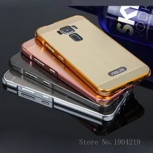 Luxury Aluminum Frame Metal Case For Asus Zenfone 3 ZE520KL 5.2 inch Acrylic Back Cover For Asus Zenfone 3 ZE520KL Phone Bags