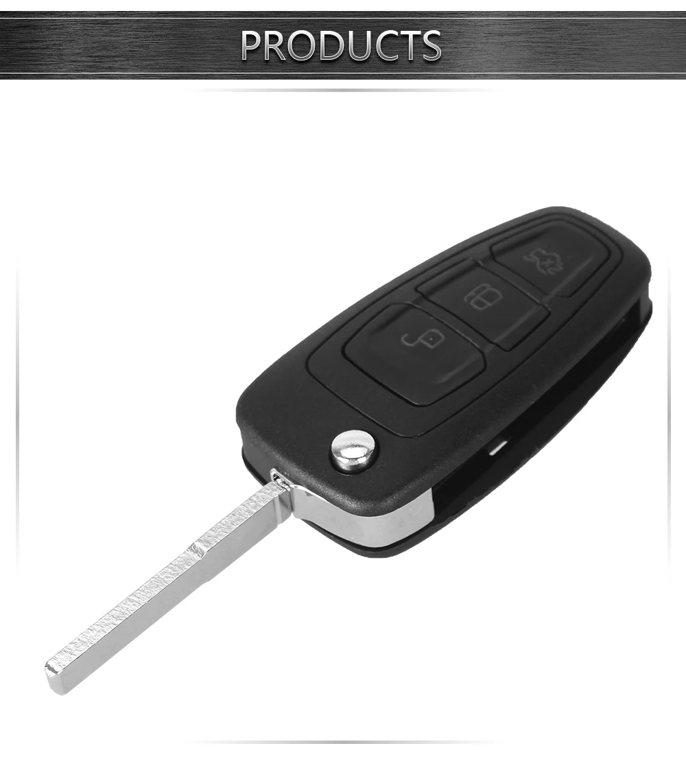 Fernbedienungs-/Schlüsselgehäuse für Ford Focus Fiesta 2013, Schlüsselanhängergehäuse mit Hu101 – Racext™️ 15 – Racext Fernbedienungs-/Schlüsselgehäuse für Ford Focus Fiesta 2013, Schlüsselanhängergehäuse mit Hu101 – – Racext™️ – – Racext 14