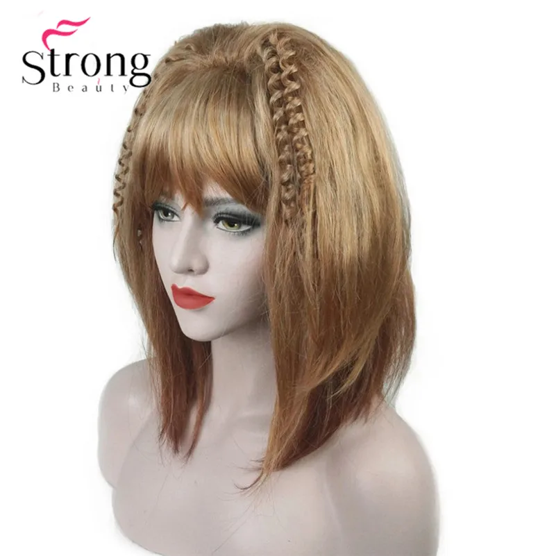 E-9272 #AB001 Lolita Wigs Cosplay Alla Pugacheva Hairstyle Blonde Party Wig Halloween Women`s Synt (4)