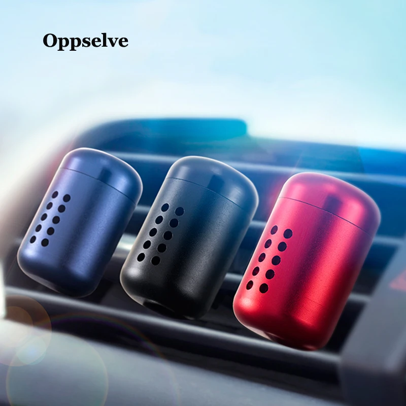 

Oppselve Mini Metal Aromatherapy Car Phone Holder Air Freshener For Car Air Vent Freshener Air Condition Diffuser Solid Perfume