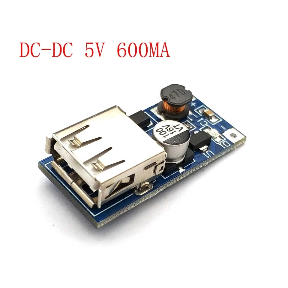5Pcs DC-DC 0.9V-5V to 5V 600MA Step-Up Booster USB Mobile Power Supply Module FR 