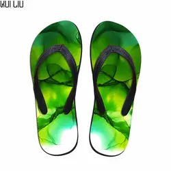 Индивидуальные 2019 модные вьетнамки женские летние пляжные туфли без застежки Женские повседневные домашние тапочки резиновые шлепанцы на