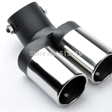 1X глушитель выхлопных газов глушитель выхлопная труба Автомобильная Хвостовая труба подходит для hyundai Elantra Avante 2012 Нержавеющая сталь Авто Стайлинг