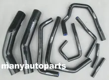 Силиконовый шланг радиатора 1990-1997 для TOYOTA LAND CRUISER HDJ80 1HD-T 1996 л, черный, 1995
