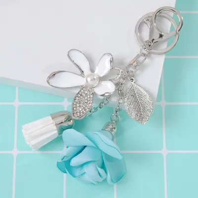 TOOLIN Keychain,Cute keychain,Car key chain,Smile Flower Bag Charms  Accessories for women and girl at  Women's Clothing store