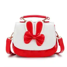 Новая Милая мини-сумка, Детская сумка для женщин, мультяшный кролик, искусственная кожа, водонепроницаемая сумка для девочек, модные сумки-мессенджеры