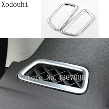 

car styling body garnish trim ABS matte front upper Air condition Outlet Vent 2pcs For Honda CRV CR-V 2012 2013 2014