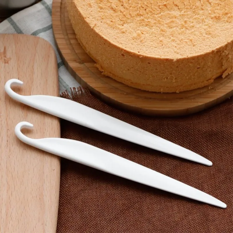 2Pcs Cake Stripping Knife Cake Scraper Cutter Butter Spreader Fondant