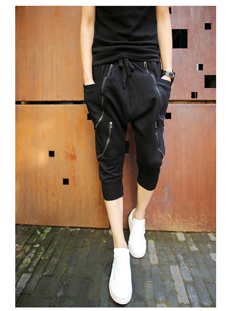 2017 New Summer Metrosexual Baggy Harem Hip Hop Dance Pants Mens