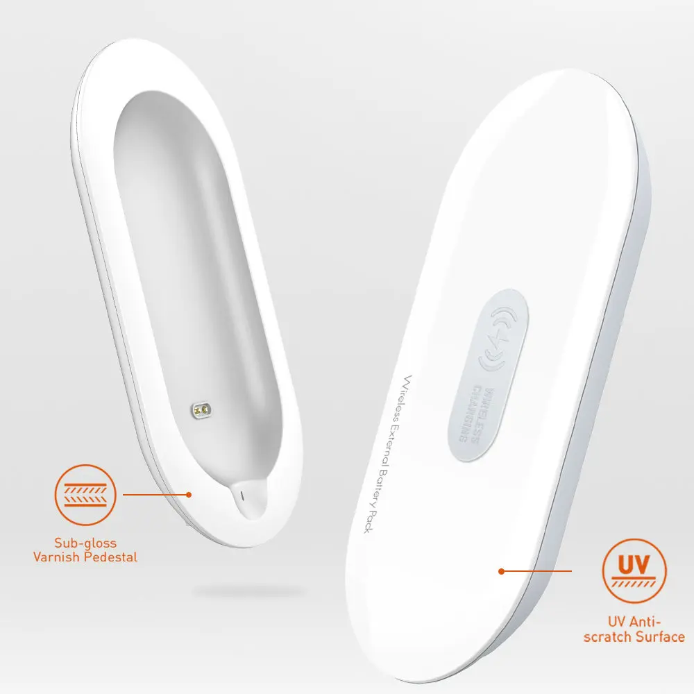 LDNIO PW501 5000 мА ч беспроводное зарядное устройство USB литий полимерный тонкий Powerbank с