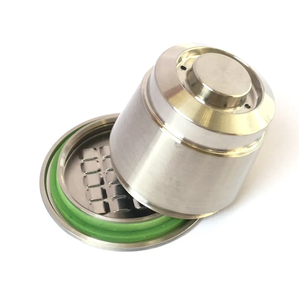 2017 New capsulone Stainless Steel Metal Nespresso Machine Compatible Capsule Refillable Reusable gift Free Shipping